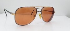 Vintage Mirari 5508 4008 Gunmetal Gold Pilot Metal Sunglasses Italy FRAMES ONLY