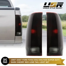 RED SMOKE Rear Tail Light For 1999-2007 Ford SuperDuty Truck F250/F350/F450/F550