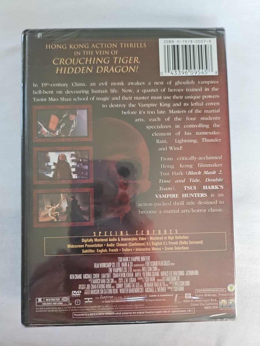 Vampire Hunters Disc DVD NEW SEALED Anya Epstein Ji Chun Hua