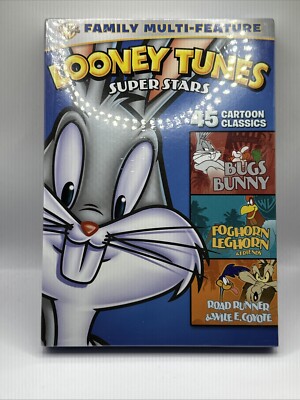 Looney Tunes Super Stars 45 Cartoon Classics Family Multi-Feature DVD Brand New!