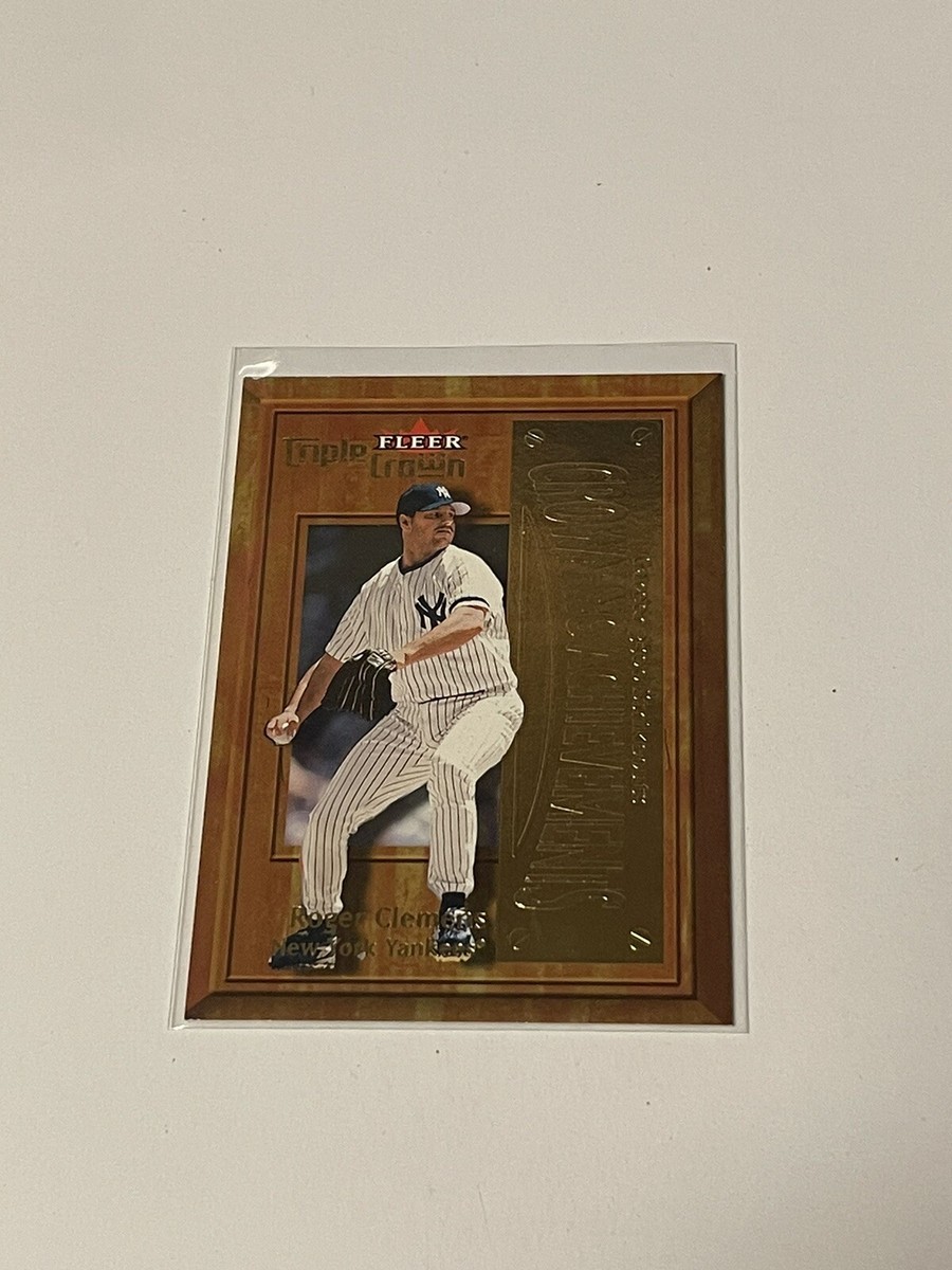 2001 Fleer Triple Crown Crowning Achievements #7 Roger Clemens