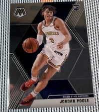 2019-2020 Panini Mosaic JORDAN POOLE Base Rookie RC #228 Washington Wizards.