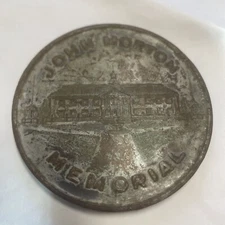 Rare John Morton Memorial Medallion RARE Piece Of American History 1920’s