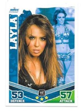Carte catch Slam Attax Mayen 2010 Bleu - Layla