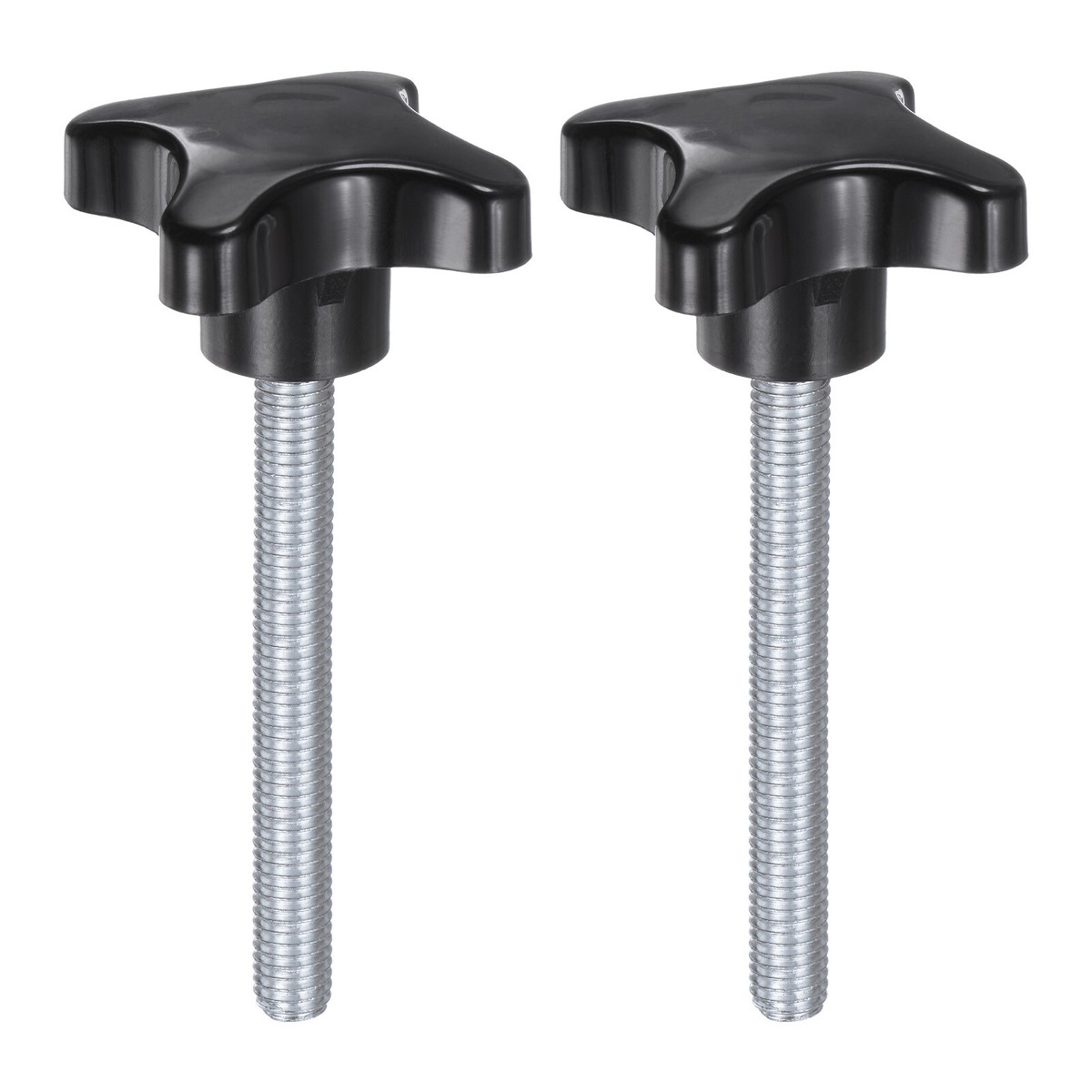 Uxcell M10 X 30mm Male Thread Clamping Handle / Star Knob | Screw Knob For Machinery, Jigs, And Fixtures