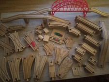 Brio Wooden Train Track Pieces and Compatible pieces Multi listing