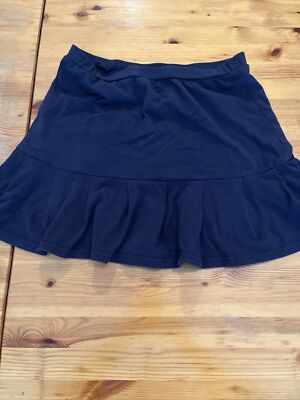 K-12 Gear Navy Blue Girls Juniors Uniform Skort Size M 7-9 School Uniform 