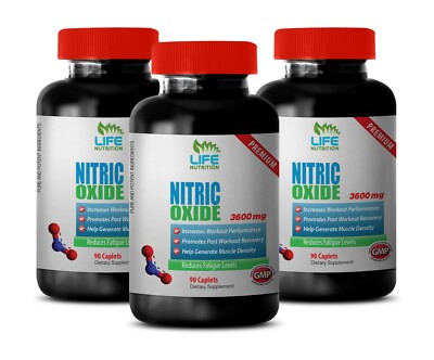 muscle pump supplement - NITRIC OXIDE 3600MG - muscle recovery pills 3B