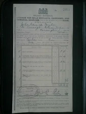 VICTORIAN INLAND REVENUE INVOICE ******(SEE DESCRIPTION FOR DETAILS)******