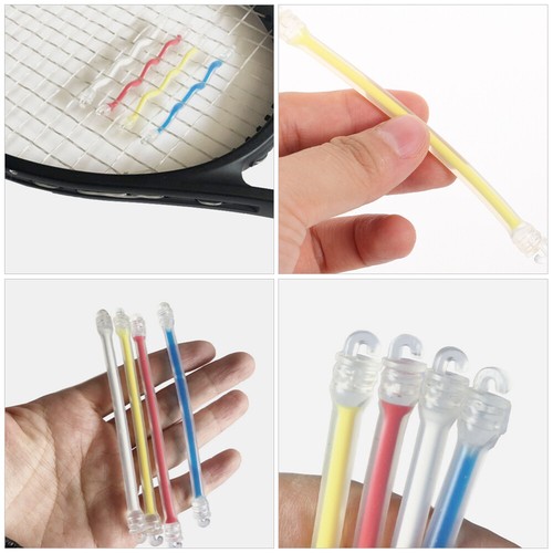 8 Stück Tennisschläger Dämpfer Silikon Tennis farbig Dämpfer Silikon Vibration - Bild 2 von 12