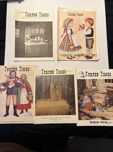 Turpin Times 1978-79 5 Magazines Tole Folk Painting Pattern Design