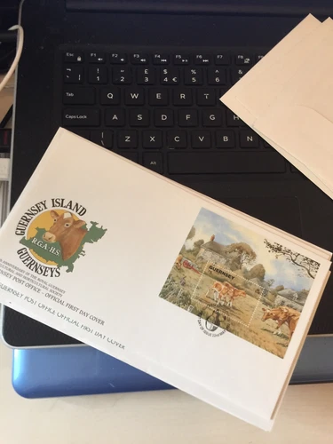 Guernsey Stamps R.G.A.H.S. 150th Ann. Minisheet First Day Cover 1992 UNADDRESSED