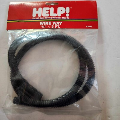3 FT 3/8'' Split Wire Loom Conduit Polyethylene Tubing Car Audio Products 3 FT
