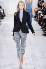 Ralph Lauren Runway Blue Pinstripe Blazer (retail £1,250)