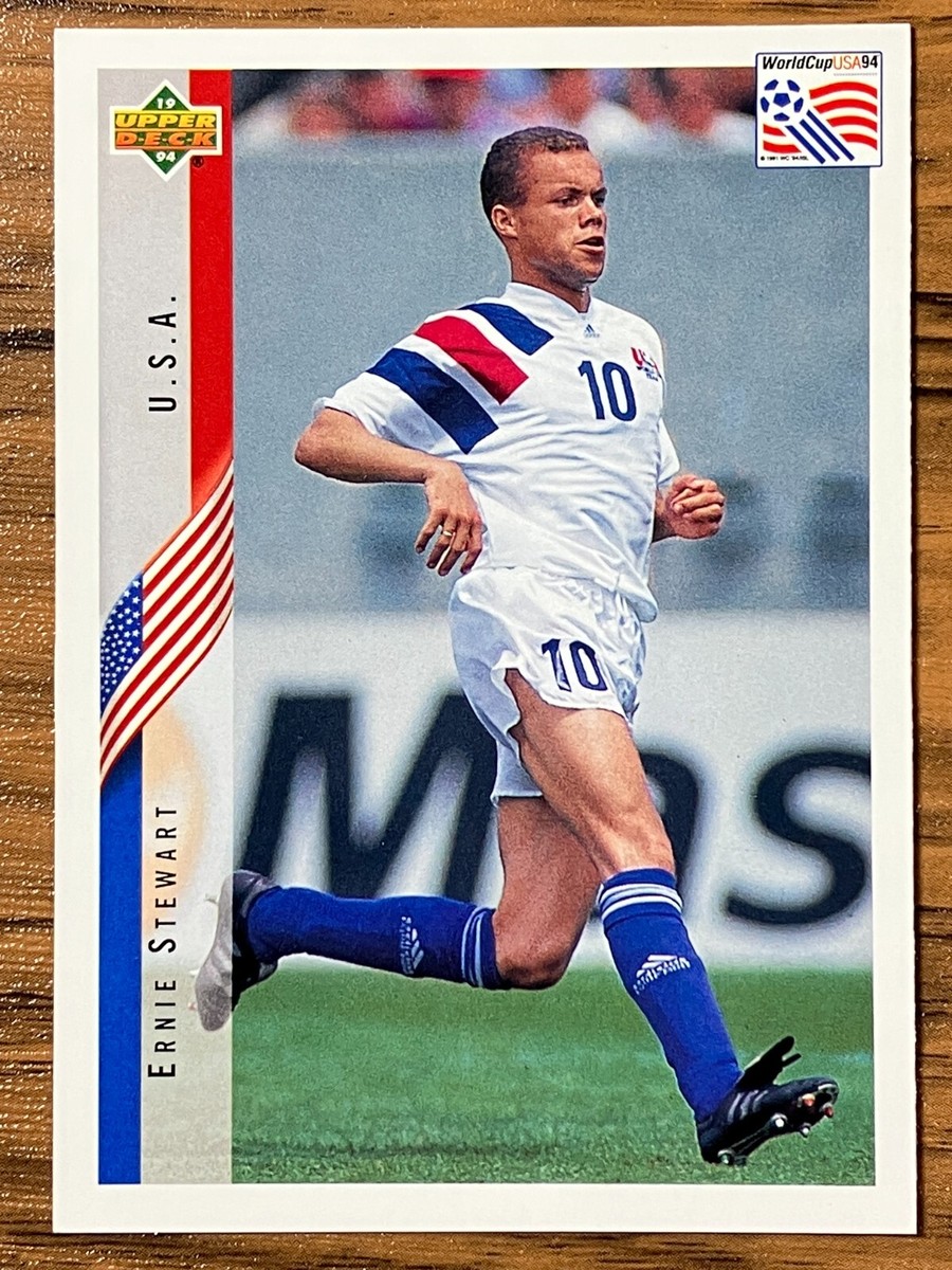 Upper Deck 1994 World Cup USA Soccer Card #17 Ernie Stewart Free
