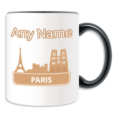 Personalisierte Geschenk Paris Stadt Tasse Spardose Tasse Dom Kirche Gothic Französisch
