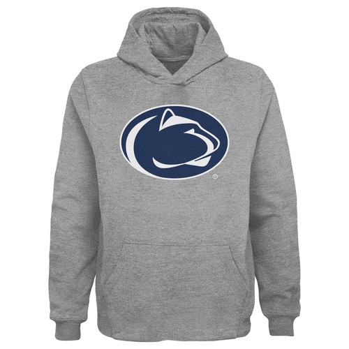 Outerstuff NCAA Boys Penn State Nittany Lions Primary Logo Fleece Hoodie, Grey - Picture 3 of 3