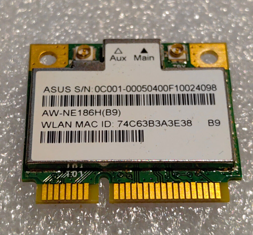 Carte wifi Atheros AR5B125 Asus X93SM-YZ179V 0C001-00051000 - FRANCE / TVA