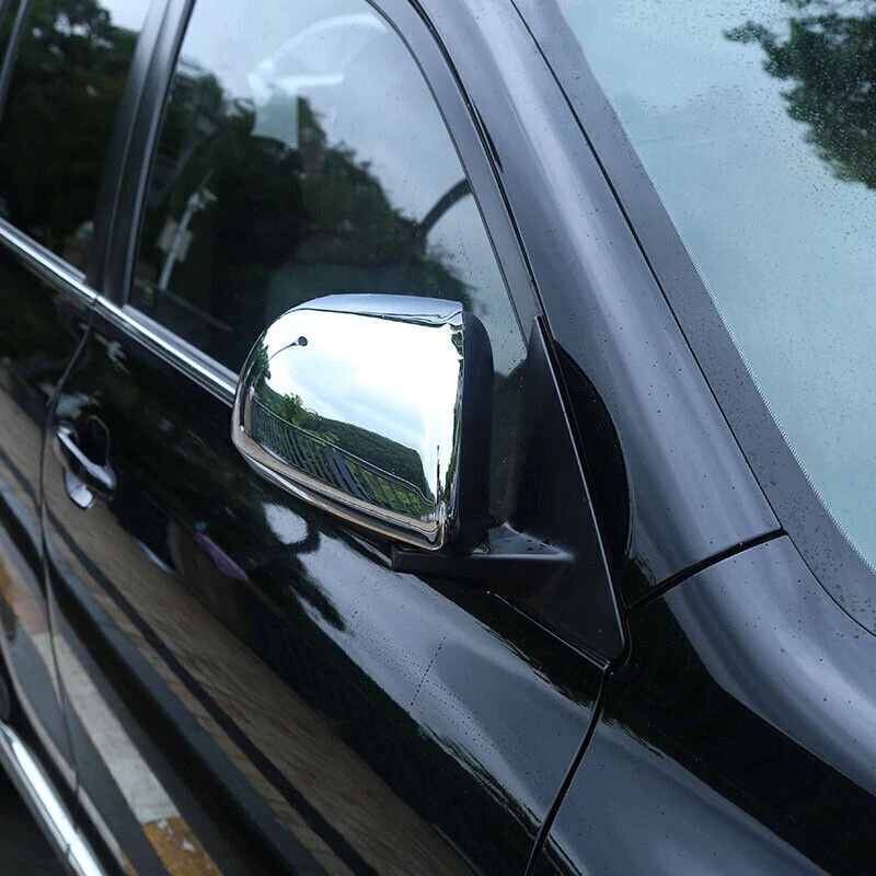 For Toyota Highlander 2008-2013 Chrome Car Rearview Mirror Cover Cap Trim 2pcs Foto 3 de 4