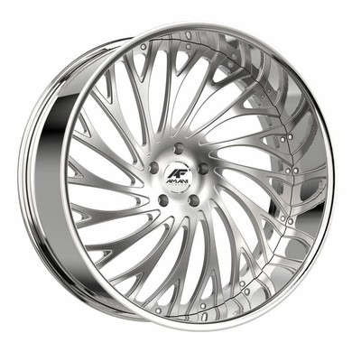 Amani Wheel VAMOS 22x10 5x115/120 20mm Brushed/Chrome; VAM2210539R16R20BCX