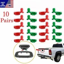 10pair Tailgate Handle Rod Clips LH RH Fit 1999-2007 Chevy Silverado GMC Sierra