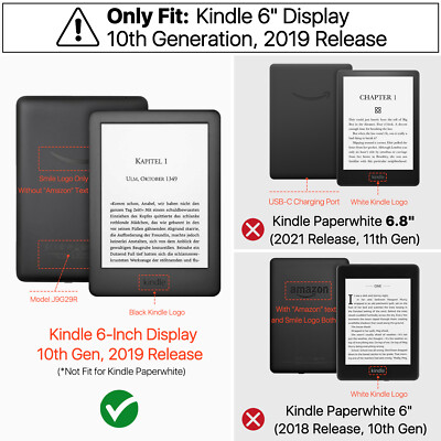 Case for Kindle 10 Gen E-reader Slim Smart Cover Auto Sleep Wake