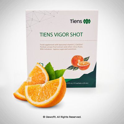 Vitamin C Vigor Shot unreifem Ponkan Fruchtextrakt Zitrusfrüchte
