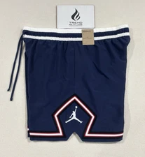 Nike Air Jordan Diamond Dri-FIT Woven USA Olympics Shorts Navy Size L HJ6366-410