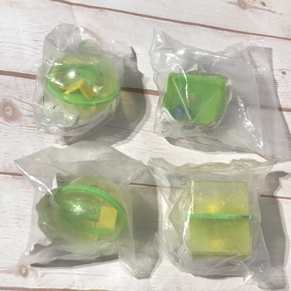 Denny's 1992 The Jetson's Toys Puzzle Adornos Set de 4 Verde Foto 2 de 4