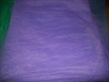 2 PURPLE TULLE NETTING FABRIC  2 YARDS BY 50" WIDE PIECES  REMNANTS