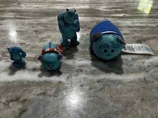 Lot Of 4 Sulley Monsters Inc University Toys Tsum Tsum Disney