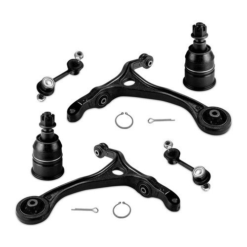 6x Front Lower Control Arm Ball Joints Sway Bars fits 04-08 ACURA TSX - Foto 3 di 11