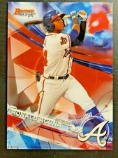 2017 Bowman Best Ronald Acuna TP-10 Pre Rookie Card 