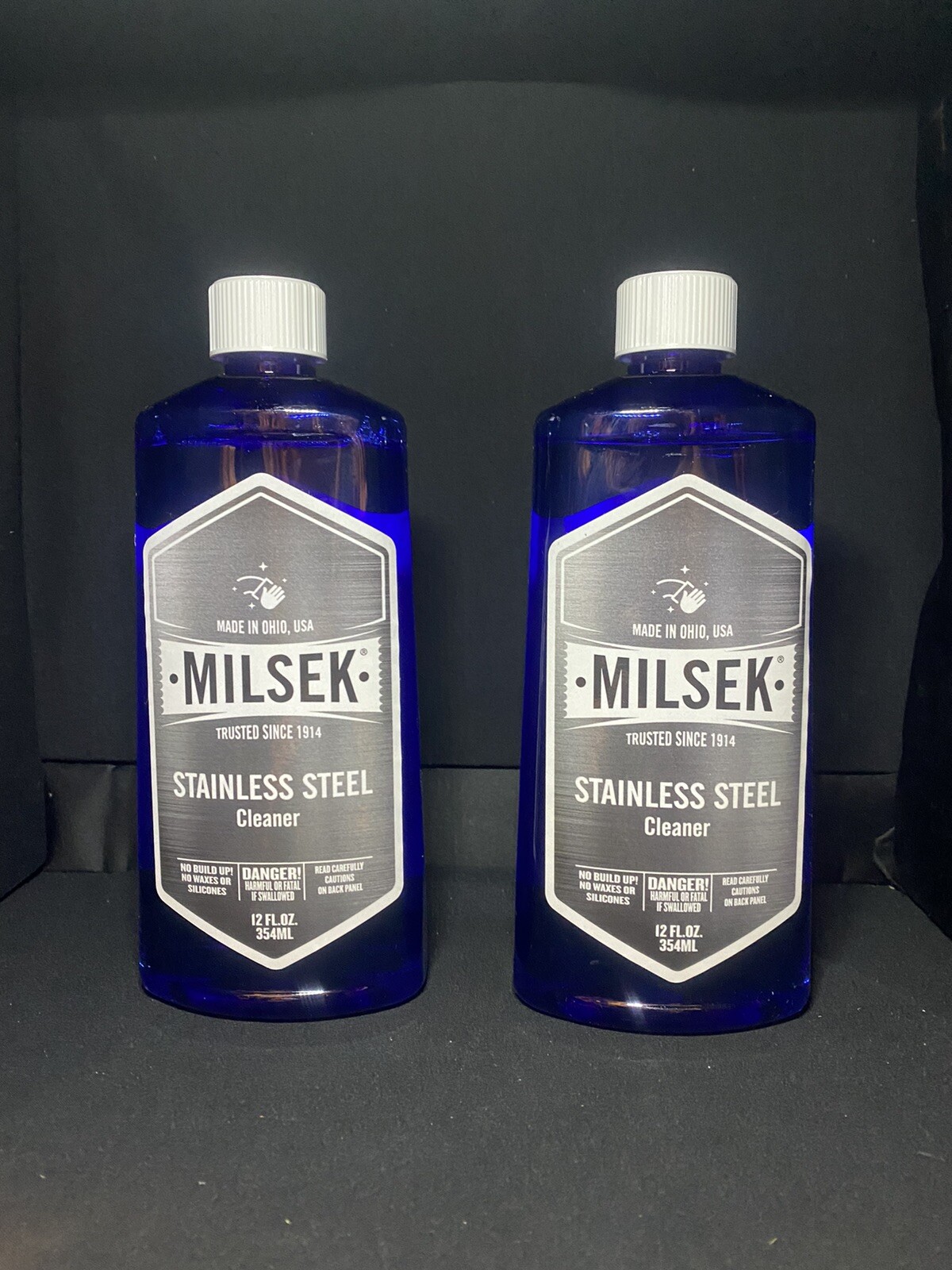 Milsek 12 Oz. Stainless Steel Cleaner metal surfaces brass copper Chrome fixture eBay