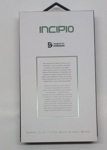 Custodia cellulare serie Incipio Esquire per Samsung Galaxy S8 tessuto nero - Foto 2 di 3