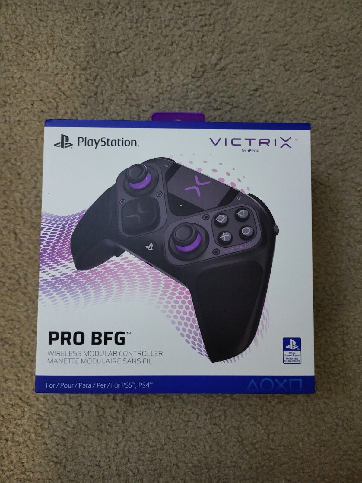  PDP Victrix Pro BFG Wireless Gaming Controller for Playstation  5 / PS5, PS4, PC, Modular Gamepad, Remappable Buttons, Customizable  Triggers/Paddles/D-Pad, PC App : Everything Else