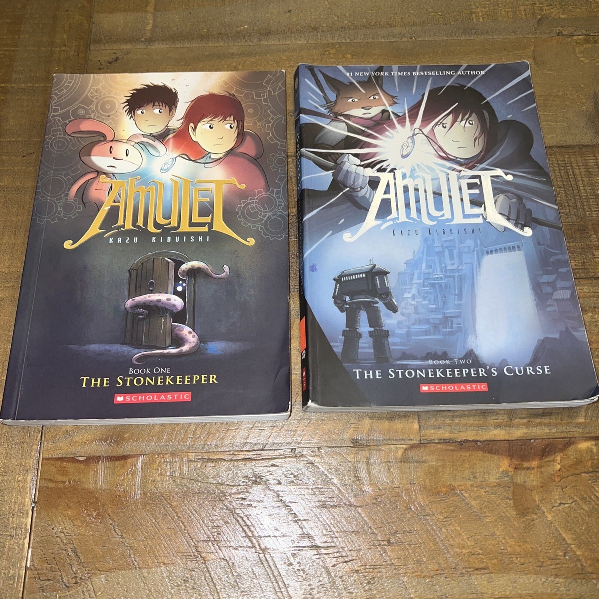 Amulet - Kazu Kibuishi - Lot of 2 Graphic Novels, - #1,#2 | eBay