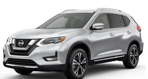 NEW SILVER Mirror fits17-19 Nis Rogue Power LT Driver-Heat-Signal-Camera-Memory