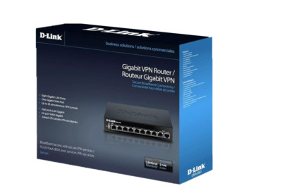used D-Link DSR-250 8-Port Gigabit VPN Router- excellent condition