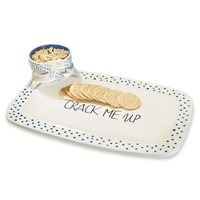 Mud Pie Chip N Dip Set Blue Dot on sale Mud Pie Chip N Dip Set Blue Dot on sale