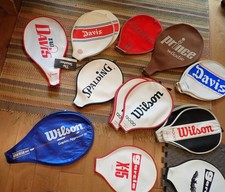 Original Covers for Vintage Tennis Racquets 10 each