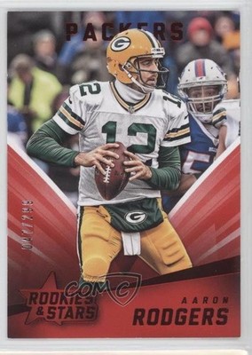 2015 Panini Rookies & Stars Retail Longevity Red 47/299 Aaron Rodgers #70 0f8