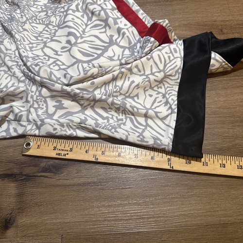 Nike Jordan pantaloncino basket uomo MEDIA bianco grigio rosso stampa elefante 11" - Foto 10 di 13