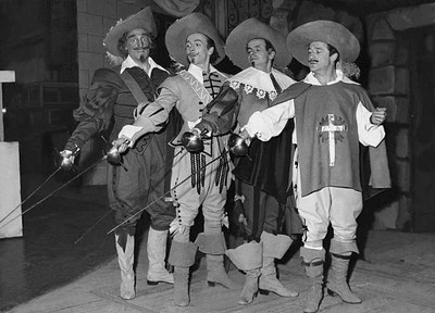 Georges Wilson Roger Trecau Serge Reggiani Jean Pierre Grenier Pla- Old Photo