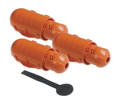 #ad #ad 3 Pack Click Shield Weather Resistant Cord Lock Orange $25.97