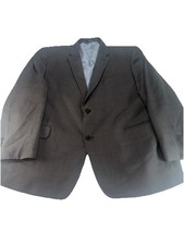 Tommy Hilfiger Men  s Blazer 100 Wool Gray Glen Plaid Sport Coat RN 47338