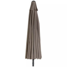 Habitat Shanghai 2.7m Garden Parasol - Crank action - Taupe