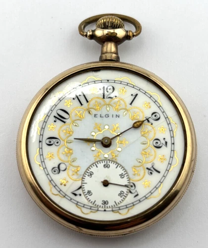 Elgin 1921 Antique Mechanical Pocket Watch 7J  16s  24325070 NON-WORKING