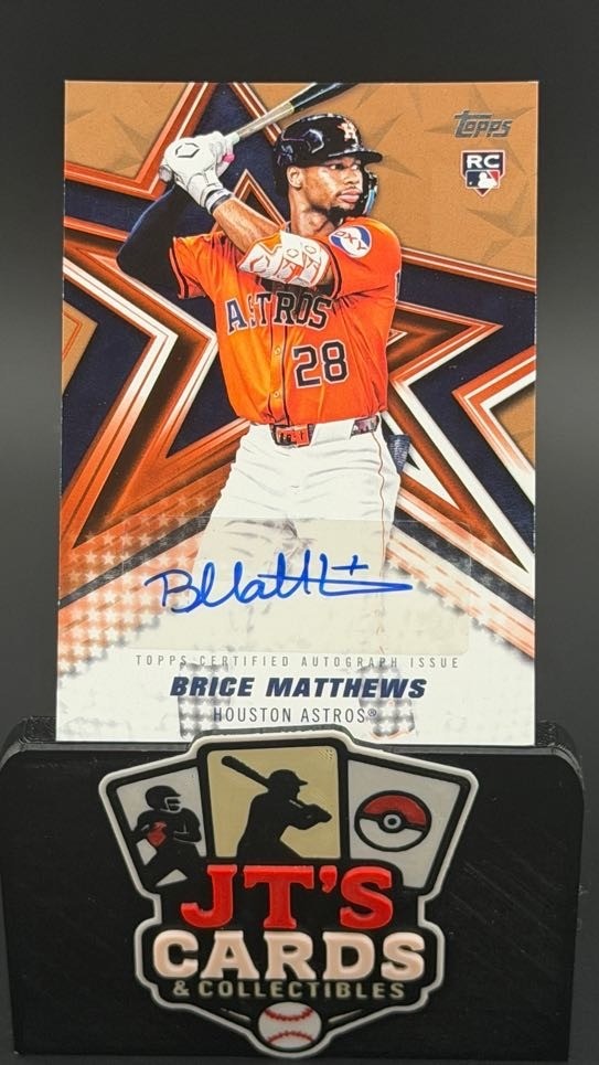 Brice Matthews - 2026 Topps Baseball Stars Rookie Autographs Gold /50 #BSA-BM