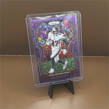 2020 Panini Prizm Rob Gronkowski Purple Disco #28/35 Tampa Bay Buccaneers 